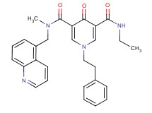 N'-ethyl-N-methyl-4-oxo-1-(2-phenylethyl)-N-(5-quinolinylmethyl)-1,4-dihydro-3,5-pyridinedicarboxamide