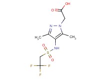 (3,5-dimethyl-4-{[(2,2,2-trifluoroethyl)sulfonyl]amino}-1H-pyrazol-1-yl)acetic acid