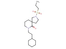 7-(2-cyclohexylethyl)-2-(propylsulfonyl)-2,7-diazaspiro[4.5]decan-6-one