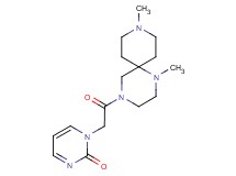 1-[2-(1,9-dimethyl-1,4,9-triazaspiro[5.5]undec-4-yl)-2-oxoethyl]pyrimidin-2(1H)-one