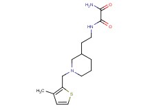 N-(2-{1-[(3-methyl-2-thienyl)methyl]piperidin-3-yl}ethyl)ethanediamide