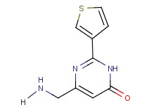 6-(aminomethyl)-2-(3-thienyl)pyrimidin-4(3H)-one