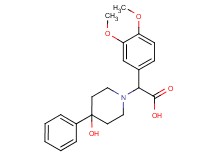 (3,4-dimethoxyphenyl)(4-hydroxy-4-phenylpiperidin-1-yl)acetic acid