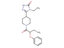 4-ethyl-5-[1-(2-phenoxybutanoyl)piperidin-4-yl]-2,4-dihydro-3H-1,2,4-triazol-3-one