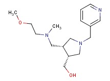 [(3R*,4R*)-4-{[(2-methoxyethyl)(methyl)amino]methyl}-1-(pyridin-3-ylmethyl)pyrrolidin-3-yl]methanol