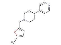 4-{1-[(5-methyl-2-furyl)methyl]-4-piperidinyl}pyridine