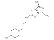 1-{3-[(1,3-dimethyl-1H-pyrazolo[3,4-d][1,3]thiazol-5-yl)amino]propyl}piperidin-4-ol