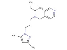 N-[3-(3,5-dimethyl-1H-pyrazol-1-yl)propyl]-N-(pyridin-4-ylmethyl)butan-2-amine