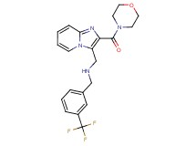 1-[2-(4-morpholinylcarbonyl)imidazo[1,2-a]pyridin-3-yl]-N-[3-(trifluoromethyl)benzyl]methanamine