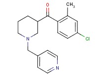 (4-chloro-2-methylphenyl)[1-(4-pyridinylmethyl)-3-piperidinyl]methanone