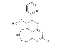N-(2-methoxy-1-pyridin-2-ylethyl)-6,7,8,9-tetrahydro-5H-pyrimido[4,5-d]azepin-4-amine