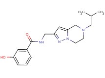 3-hydroxy-N-[(5-isobutyl-4,5,6,7-tetrahydropyrazolo[1,5-a]pyrazin-2-yl)methyl]benzamide