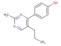 4-(2-methyl-5-propylpyrimidin-4-yl)phenol