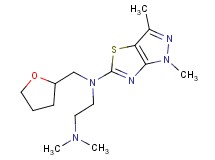 N-(1,3-dimethyl-1H-pyrazolo[3,4-d][1,3]thiazol-5-yl)-N',N'-dimethyl-N-(tetrahydrofuran-2-ylmethyl)ethane-1,2-diamine