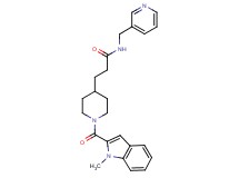 3-{1-[(1-methyl-1H-indol-2-yl)carbonyl]-4-piperidinyl}-N-(3-pyridinylmethyl)propanamide