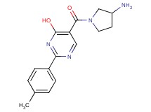 5-[(3-amino-1-pyrrolidinyl)carbonyl]-2-(4-methylphenyl)-4-pyrimidinol dihydrochloride