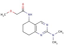 N-[2-(dimethylamino)-5,6,7,8-tetrahydro-5-quinazolinyl]-2-methoxyacetamide