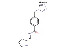 N-[(2R)-2-pyrrolidinylmethyl]-4-(1H-tetrazol-1-ylmethyl)benzamide hydrochloride