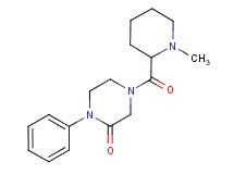 4-[(1-methyl-2-piperidinyl)carbonyl]-1-phenyl-2-piperazinone