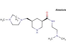 (3R,5S)-N-[2-(dimethylamino)ethyl]-5-[(4-methyl-1-piperazinyl)methyl]-3-piperidinecarboxamide