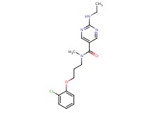 N-[3-(2-chlorophenoxy)propyl]-2-(ethylamino)-N-methylpyrimidine-5-carboxamide