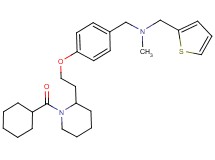 (4-{2-[1-(cyclohexylcarbonyl)-2-piperidinyl]ethoxy}benzyl)methyl(2-thienylmethyl)amine
