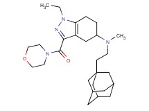 N-[2-(1-adamantyl)ethyl]-1-ethyl-N-methyl-3-(4-morpholinylcarbonyl)-4,5,6,7-tetrahydro-1H-indazol-5-amine