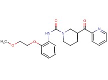 N-[2-(2-methoxyethoxy)phenyl]-3-(pyridin-2-ylcarbonyl)piperidine-1-carboxamide