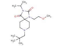 8-(2,2-dimethylpropyl)-3-isopropyl-1-(2-methoxyethyl)-1,3,8-triazaspiro[4.5]decane-2,4-dione