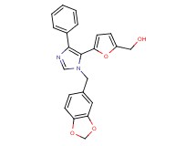 {5-[1-(1,3-benzodioxol-5-ylmethyl)-4-phenyl-1H-imidazol-5-yl]-2-furyl}methanol
