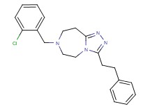 7-(2-chlorobenzyl)-3-(2-phenylethyl)-6,7,8,9-tetrahydro-5H-[1,2,4]triazolo[4,3-d][1,4]diazepine