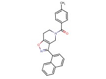 5-(4-methylbenzoyl)-3-(1-naphthyl)-4,5,6,7-tetrahydroisoxazolo[4,5-c]pyridine