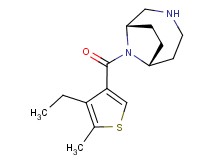 (1S*,6R*)-9-[(4-ethyl-5-methyl-3-thienyl)carbonyl]-3,9-diazabicyclo[4.2.1]nonane