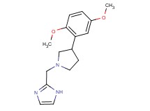 2-{[3-(2,5-dimethoxyphenyl)pyrrolidin-1-yl]methyl}-1H-imidazole