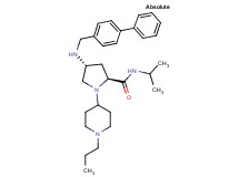 (4R)-4-[(4-biphenylylmethyl)amino]-N-isopropyl-1-(1-propyl-4-piperidinyl)-L-prolinamide
