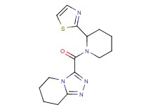 3-{[2-(1,3-thiazol-2-yl)piperidin-1-yl]carbonyl}-5,6,7,8-tetrahydro[1,2,4]triazolo[4,3-a]pyridine