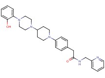 2-(4-{4-[4-(2-hydroxyphenyl)-1-piperazinyl]-1-piperidinyl}phenyl)-N-(2-pyridinylmethyl)acetamide