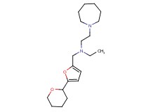 (2-azepan-1-ylethyl)ethyl{[5-(tetrahydro-2H-pyran-2-yl)-2-furyl]methyl}amine