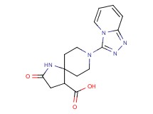 2-oxo-8-[1,2,4]triazolo[4,3-a]pyridin-3-yl-1,8-diazaspiro[4.5]decane-4-carboxylic acid