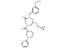 6-(cyclopropylmethoxy)-1-(3-methoxybenzyl)-4-{[1-(2-pyridinyl)-3-piperidinyl]carbonyl}-1,4-diazepan-2-one