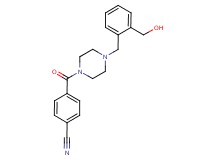 4-({4-[2-(hydroxymethyl)benzyl]piperazin-1-yl}carbonyl)benzonitrile