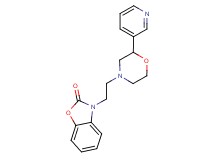3-[2-(2-pyridin-3-ylmorpholin-4-yl)ethyl]-1,3-benzoxazol-2(3H)-one