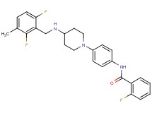 N-(4-{4-[(2,6-difluoro-3-methylbenzyl)amino]-1-piperidinyl}phenyl)-2-fluorobenzamide
