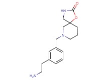 7-[3-(2-aminoethyl)benzyl]-1-oxa-3,7-diazaspiro[4.5]decan-2-one dihydrochloride