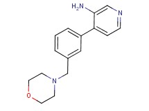 4-[3-(morpholin-4-ylmethyl)phenyl]pyridin-3-amine