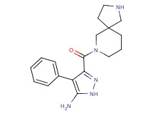 3-(2,7-diazaspiro[4.5]dec-7-ylcarbonyl)-4-phenyl-1H-pyrazol-5-amine