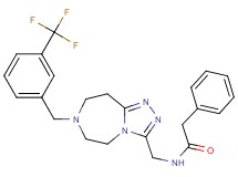 2-phenyl-N-({7-[3-(trifluoromethyl)benzyl]-6,7,8,9-tetrahydro-5H-[1,2,4]triazolo[4,3-d][1,4]diazepin-3-yl}methyl)acetamide