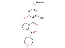 4,6-dimethyl-3-{[(2S)-2-(4-morpholinylcarbonyl)-1-pyrrolidinyl]carbonyl}-2-pyridinol