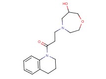 4-[3-(3,4-dihydroquinolin-1(2H)-yl)-3-oxopropyl]-1,4-oxazepan-6-ol