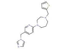 1-[5-(1H-imidazol-1-ylmethyl)-2-pyridinyl]-4-(2-thienylmethyl)-1,4-diazepane